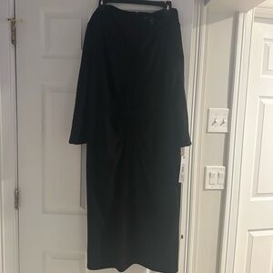 Maggy London Classic Black Midi Skirt